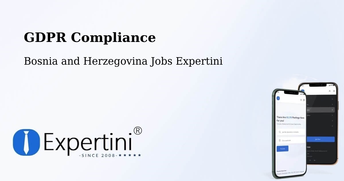 EU GDPR Compliance Statement – Podhum - Bosnia and Herzegovina Jobs Expertini